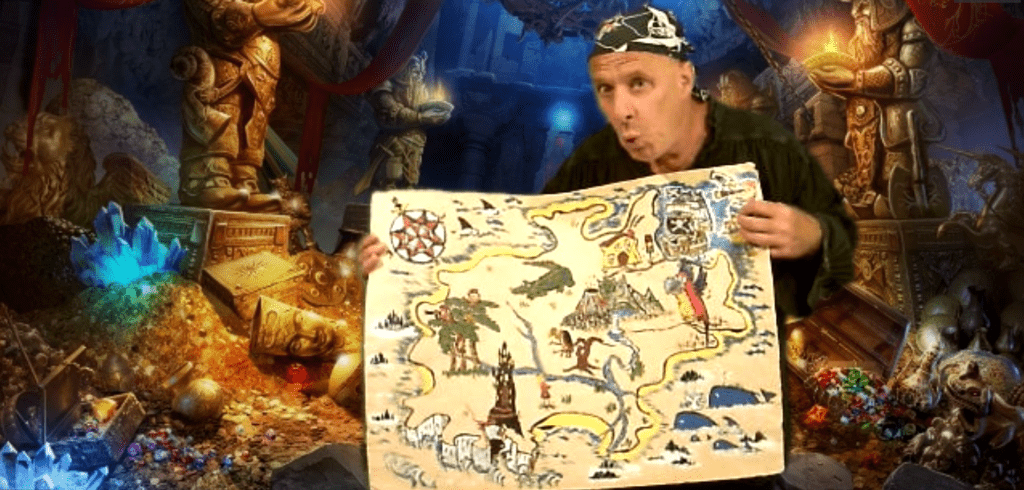 Potty's Pirate Treasure Map